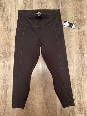 Velocity Black High-Rise Performance Leggings